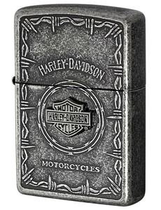 Zippo ジッポライター 日本限定Zippo Harley Davidson ハーレーダビッドソン Sメタル バー＆シールド HDP-68