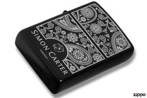 Zippo ジッポライター SIMON CARTER サイモン・カーター ペイズリーフレーム-IB ZP SCP-038_画像3