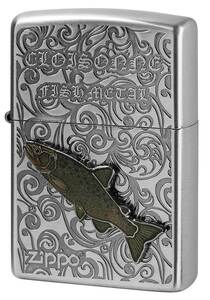 zippo ジッポ ジッポー Vintage Cloisonne Fish Metal サツキマス 皐月鱒 ビンテージ 本七宝 フィッシュメタル 魚 zippoレギュラー