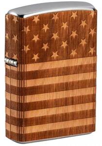 Zippo ジッポライター WOODCHUCK USA American Flag Wrap 49332