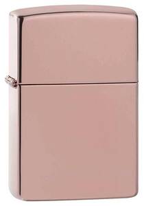 Zippo ジッポライター High Polish Rose Gold ローズゴールド 49190 メール便可