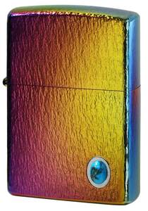 Zippo ジッポライター TITANIUM COATING Hammer Tone Turquoise Rainbow HT-R