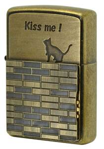 Zippo ジッポライター Kiss me cat's キスミー キャッツ ブラス ZTR-CAT BB メール便可