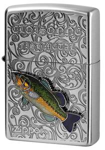 zippo ジッポ ジッポー Vintage Cloisonne Fish Metal ブラックバス ビンテージ 本七宝 フィッシュメタル 魚 zippoレギュラー