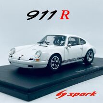絶版品 希少モデル spark スパーク 1/43 1968年式 901型 ポルシェ 911R ライトウェイト ホワイト_画像1