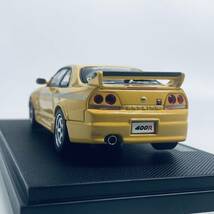 絶版品 希少モデル EBRRO エブロ 1/43 1996年型 ニスモ 400R R33 スカイライン GT-R イエロー_画像10