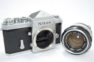 【外観並級】NIKON F アイレベル ニコン フィルムカメラ NIKKOR-S F1.4 50mm　#t9241