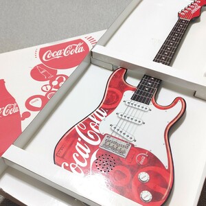 未使用 Coca Cola コカ・コーラ ペーパーギター 当選品 非売品 元箱 取説 キャンペーン 希少 レア