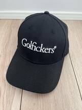 新品 Golfickers キャップ 黒 ブラック ゴルフィッカーズ_画像1