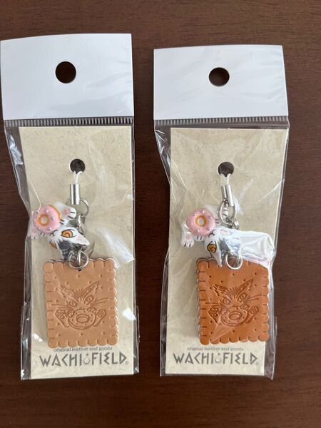 わちふぃーるど ダヤン お菓子なストラップ ビスケット キャメルとヌメ 2種類