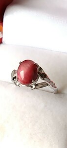  color stone cat's-eye cat's-eye. ring Gsilver natural stone Vintage ring 