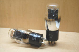 真空管　RCA Radiotron 45 Silver Print near mint 2pcs.