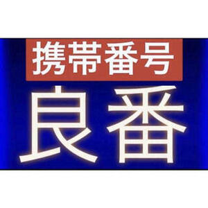 選べる良番　0X0-9000-XXXX　　複数番号から選べます　　今なら紹介特典の楽天6000ポイント付き