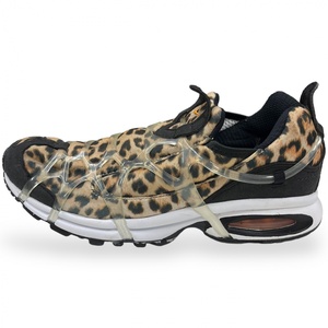 美品 21年製 NIKE ナイキ AIR KUKINI SE LEOPARD エア クキニ レオパード DJ6418-001 ローカット スニーカー スリッポン 26.5cm ブラウン