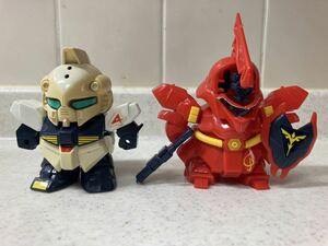 元祖SDガンダム ジャンク現状品 ニューガンダム サザビー