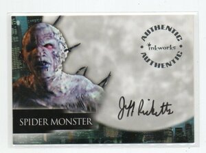 JEFF RICKETTS / 2003 inkworks社 ANGEL Season 4 Autograph(直筆サイン)カード as SPIDER MONSTER