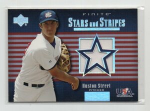 2003 UD Upper Deck FINITE Baseball [HUSTON STREET] FINITE STARS and STRIPES Jersey Card (ジャージーカード) no auto