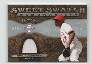 2009 UD Upper Deck Sweet Spot Baseball [HOWIE KENDRICK] Sweet Swatch Memorabilia Jersey Card (ジャージーカード) no auto