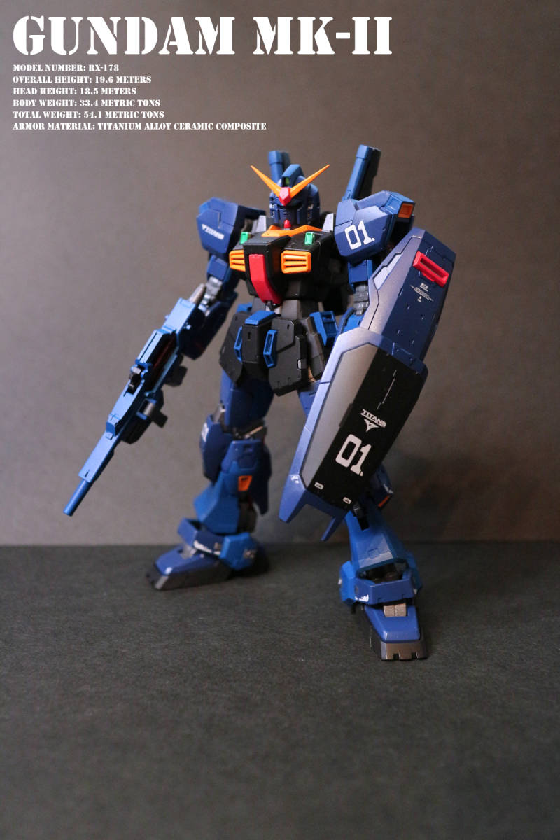 ★1/144 RG 高达 Mk-II(Titans 规格)涂装及改装完成品, 特点, 高达, 完成的产品