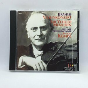 独盤 ◇ メニューイン MENUHIN / BRAHMS ブラームス：ヴァイオリン協奏曲 (CD) 16217