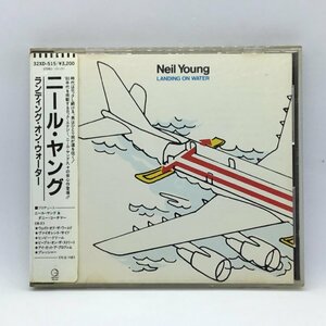 シール帯 ◇ ニール・ヤング / ランディング・オン・ウォーター (CD) 32XD 515　NEIL YOUNG / LANDING ON WATER