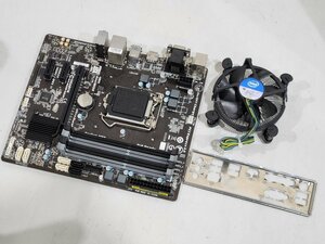 [ present condition goods ] GIGABYTE motherboard GA-B85M-DS3H REV3.0 LGA1150 MicroATX HDMI CPU fan /IO panel attaching UEFI start-up verification settled 