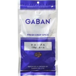 クローブスホール 100g×10袋 GABAN スパイス 香辛料 粒 シード 業務用 Clove 丁字 ギャバン 高品質 粒 ハーブ