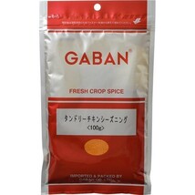 タンドリーチキンシーズニング 100g×10袋 GABAN ミックススパイス 香辛料 パウダー 業務用 ギャバン 高品質 粉末_画像1