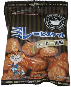 ミレービスケット コーヒー風味 70g 野村煎豆加工店 高知 お菓子 駄菓子 やっぱりまじめ 珈琲 国産 業務用 小袋