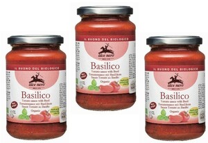  иметь машина макароны соус помидор & базилик 350g×3 шт aru che Nero иметь машина JAS EU иметь машина одобрено органический иметь машина помидор томатный соус 