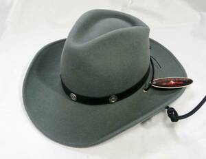  Western hat / ten-gallon hat kla car bru/ felt GRY