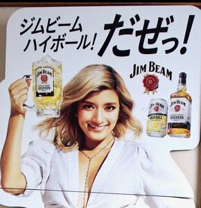 【新品未組み立て】稀少品 ローラ 等身大 パネル ジムビーム サントリー ポスター 非売品 JIM BEAM SUNTORY 入手困難