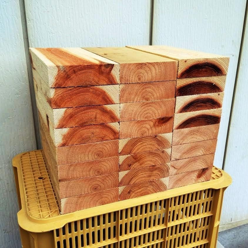 日本ミツバチ 重箱式 巣箱材 杉 24枚 蜜蜂 みつばち 巣箱 重箱 継箱