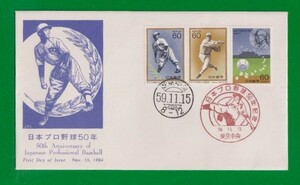 ☆コレクターの出品 ＦＤＣ『1984年 日本プロ野球５０年記念』　D-21