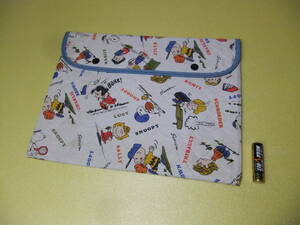 スヌーピー　Snoopy　布製　バッグ　昭和　レトロ　ビンテージ　ピーナッツ　A4サイズ　