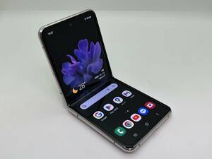 [3392] 256GB Galaxy Z Flip 5G ホワイト SIMフリー android 人気ランキング 格安スマホ 折畳み式 折りたためる スマホ本体 スピード発送