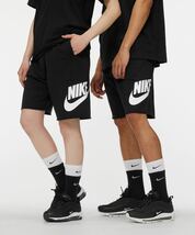 【M】ナイキ NIKE メンズ 新品 エッセンシャル メンズ フレンチテリー アルムニ ショートパンツ スウェットショート ハーフパンツ 黒_画像5