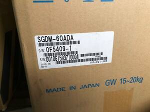 安川電機 SGDM-60ADA 新品未使用保管品 YASKAWA サーボアンプ 安心の純国産品