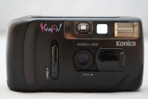 ☆通電OK☆ コニカ カンパイ 34㎜ F=1:5.6　KONICA KANPAI 34 5.6 ボイスレリーズ付き　珍品フィルムカメラ　現状品　お見逃しなく