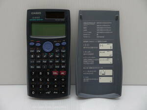 CASIO カシオ fx-912ES 関数電卓 数字自然表示 連続演算 ソーラー TWO WAY POWER カバー付き
