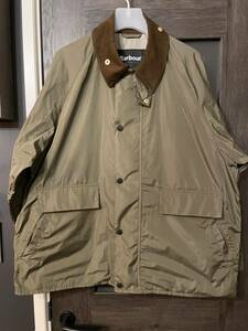 ☆美品☆ Barbour EDIFICE別注 TRANSPORT LONG ”LIMONTA” カーキ 40サイズ トランスポート