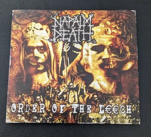 NAPALM DEATH - Order Of The Leech グラインドコア grindcore デスメタル death metal ブルデス 