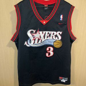 ◆オススメ◆NIKE社製　NBA SIXERS ユニフォーム　No.3 IVERSON サイズL