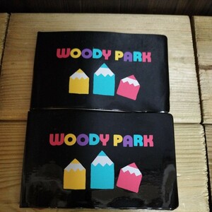 送料込み 昭和レトロ 未使用 ファンシーグッズ WOODY PARK アドレス帳 2点セット ソニークリエイティブプロダクツ ウッディパーク