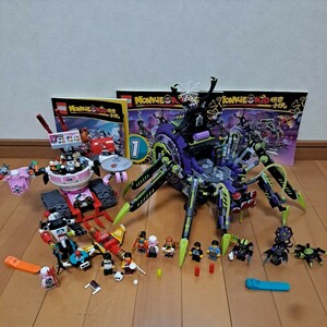 LEGO レゴ 80022 モンキーキッド スパイダークイーンの最恐基地 80026 ピグシーのラーメンタンク ミニフィグ パーツ大量