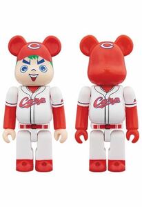 【新品未開封】広島東洋カープ 「坊や」と「レッド」の2種　BE@RBRICK 100% メディコムトイ ベアブリック