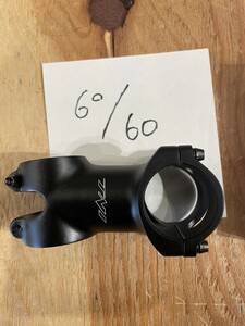  free shipping * light weight aluminium stem / TNI / Helium / 60mm / 31.8 / angle 6°/ mat black 