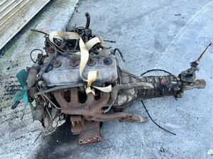 Toyota Genuine TA22 ダルマ Celica 2T engine Transmission set