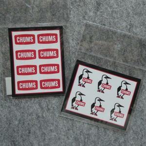 CHUMS ステッカー Mini Logo Booby CH62-0089 CH62-1621 新品 防水素材 ＜ 2枚セット ＞