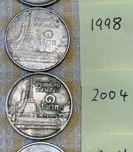● 【中古】タイ王国　1バーツ　硬貨9枚　コイン_画像5